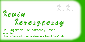 kevin keresztessy business card